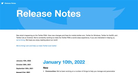 Release Note .
